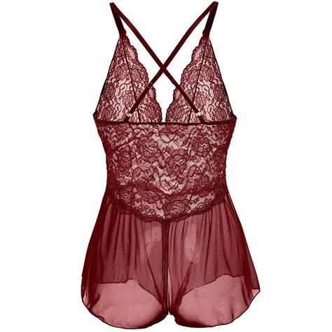 lace teddy nightwear